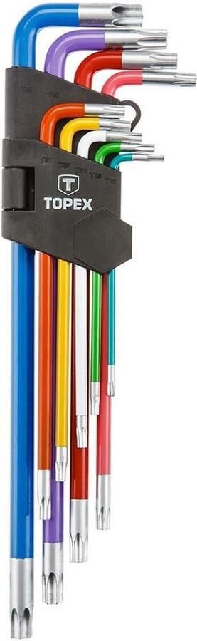 Enzo Topex TX-sleutelset torx 9 delig lang 6479045