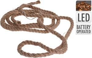 Enzo Touw guirlande LED L300cm 30lamps dia. 20mm op batterij 5510130