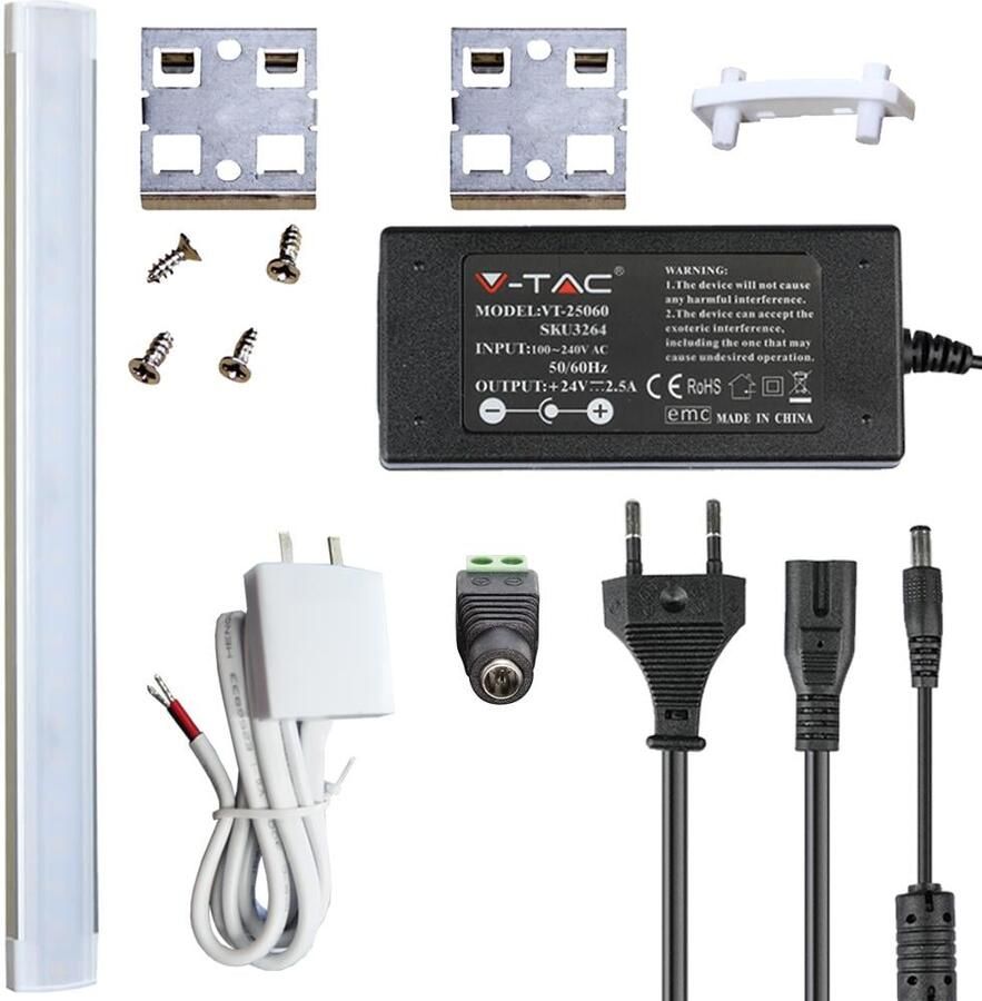 Enzo Tronix Startpakket aluminium LED bar 30cm compleet LED1040