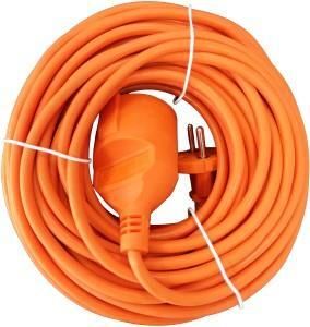 Enzo Verlengsnoer PVC oranje 2x1qmm 30m 1167054