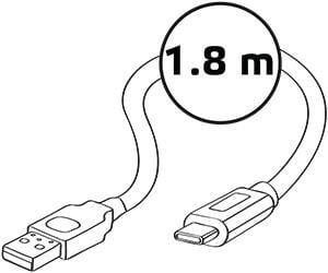 Enzo Gembird USB-C laadkabel 1 8m zwart 9530210