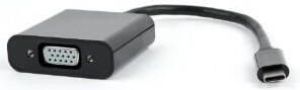 Enzo Gembird USB-C naar VGA adapter zwart