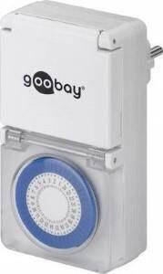 Enzo Goobay Tijdschakelklok dagprogramma spatwaterdicht IP44 doosje 8364210