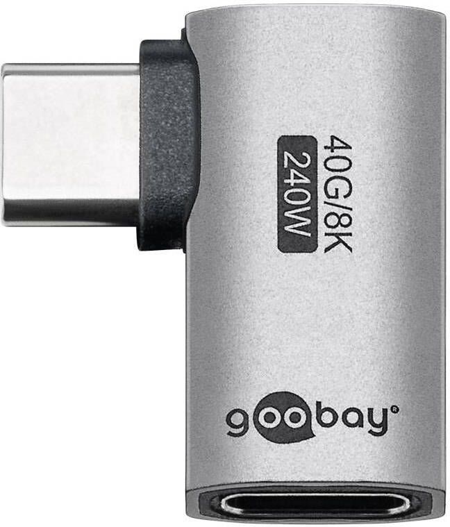 Enzo Goobay USB-C adapter | male female | horizontaal | 90 graden adapter 9550432