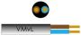 Enzo Kabel VMVL rond 2x1 00 qmm zwart 1227275 - Thumbnail 2