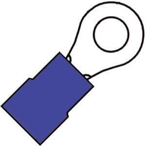 Enzo Kabelschoen ring blauw 5.3mm 4433380