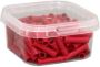 Enzo Kabelschoen vlaksteker male rood 6.3x0.8mm 4433010 - Thumbnail 2