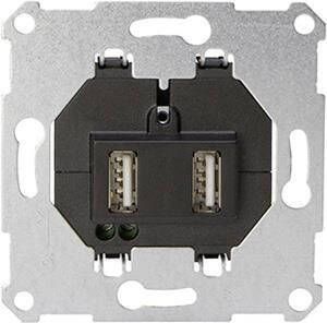 Enzo Kopp inbouw unit 2x USB