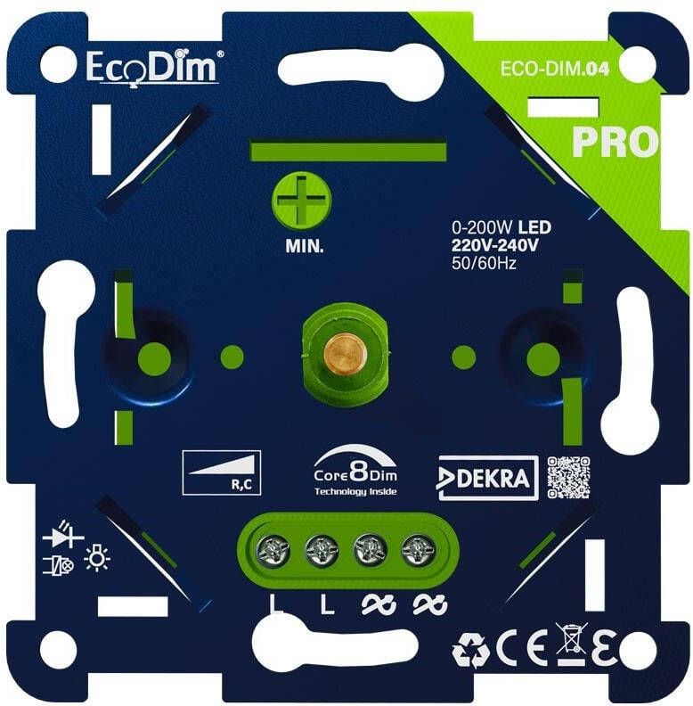 Enzo LED dimmer | 0-200W EcoDim PRO | fase afsnijding 4355510