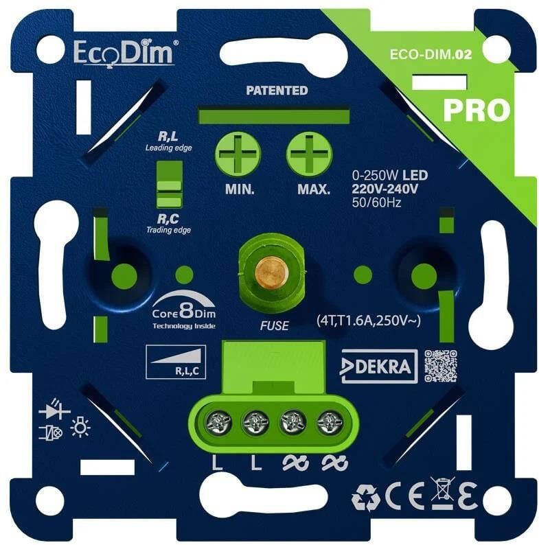 Enzo LED dimmer | 0-250W EcoDim PRO | universeel 4355502