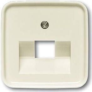 Enzo Plaat tbv. 1v datacontactdoos creme Busch Jaeger 4692185