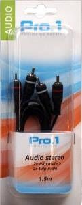 Enzo Pro-1 Audio 2 tulp male -> 2 tulp male 1 5 meter 9206000