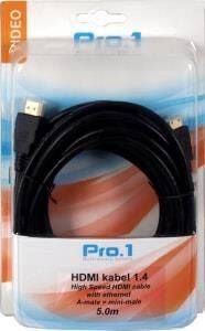 Enzo Pro-1 HDMI kabel male naar mini HDMI 5 meter