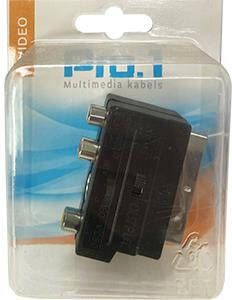 Enzo Pro-1 Scart adapter multiblok met schakelaar 9241300