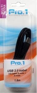 Enzo Pro-1 USB kabel A-male -> A-male 1 8 meter 9280210