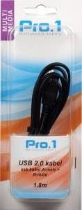 Enzo Pro-1 USB kabel A-male -> B-male 1 8 meter 9280200