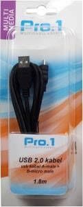 Enzo Pro-1 USB kabel A-male -> B-micro male 1 8 meter