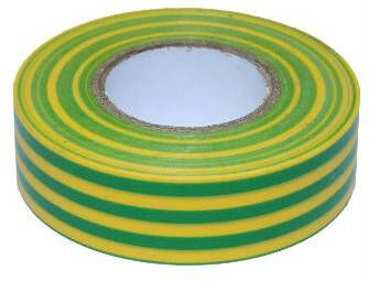 Enzo PVC isolatie tape 20m 19mm geel groen 4140040