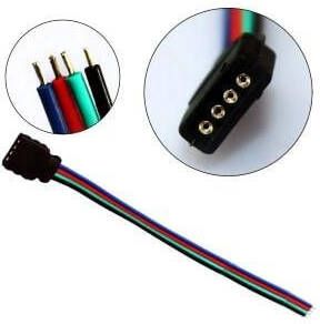 Enzo RGB Connector female 4 pins 15 cm draad 4379945