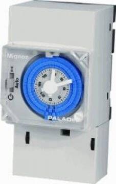 Enzo Schakelklok op din rail analoog Paladin 8364300