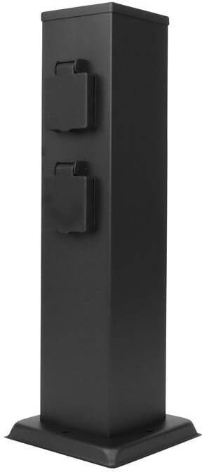Enzo Stopkontakt dubbel met timer spatwaterdicht spie 5070110