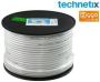 Technetix Coaxkabel Coax naar Coax 100 m Wit | 1 stuks TN-COAX-IH100M - Thumbnail 2