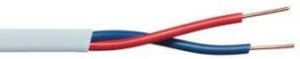 Enzo Thermostaat kabel 2x0.6 qmm wit rond massief 1381638