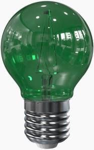 Enzo Tronix LED filament kogellamp E27 groen 2 watt LED0114