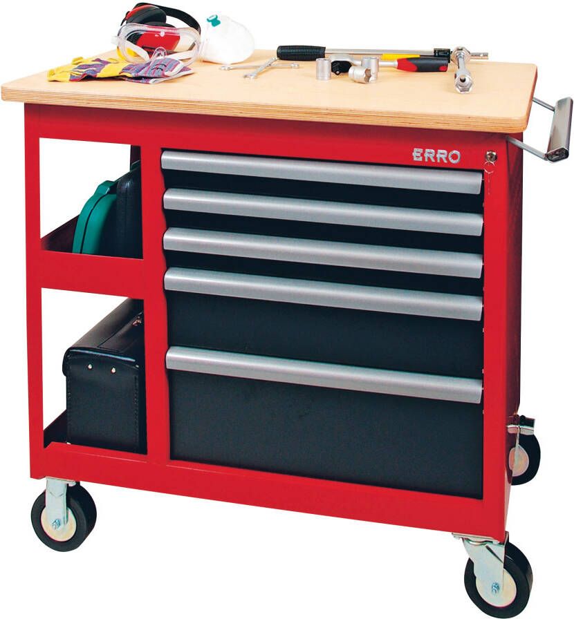 Erro Storage "Elite" Rolwagen met 5 laden 1715005