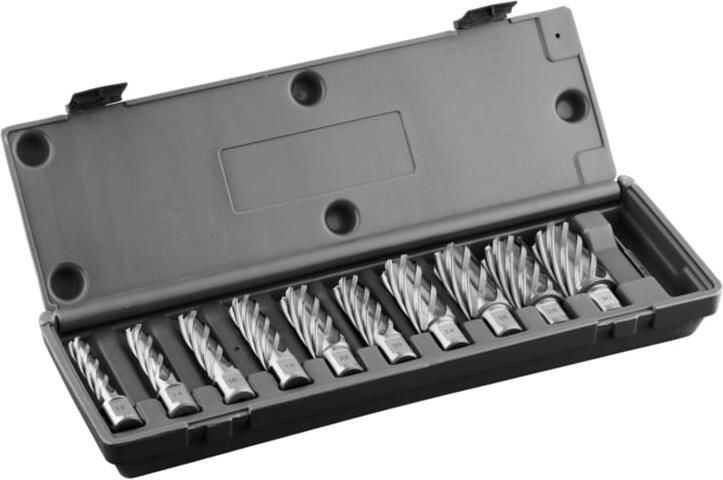 Euroboor HCS.KIT 10-1 | 10-delige kernborenset 19 05 mm Weldon opname HCS.KIT 10-1