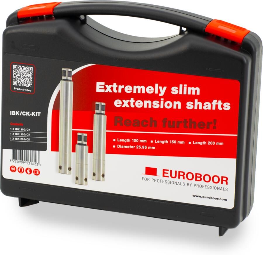 Euroboor slanke Weldon verlengset 3 4" IBK CK-KIT