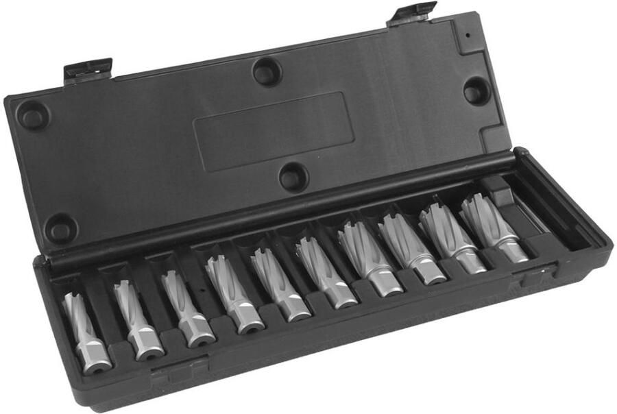 Euroboor TCT kernboorset kort 10-delig metrisch TCT.KIT 10S-M1-WeNi