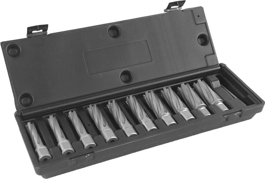 Euroboor TCT kernboorset lang 10-delig inch TCT.KIT 10L-I1