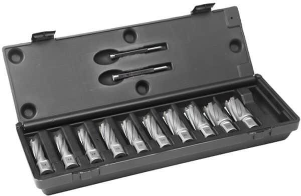 Euroboor TCT kernboorset lang 10-delig inch TCT.KIT 10L-I2