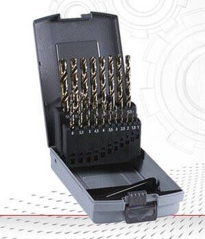 Euroboor TDS.100 spiraalborenset ø 1 -10 mm oplopend per 0 5 mm TDS.100
