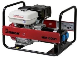 Eurom HM6001 benzine generator 6 3 kW | Honda motor 449068