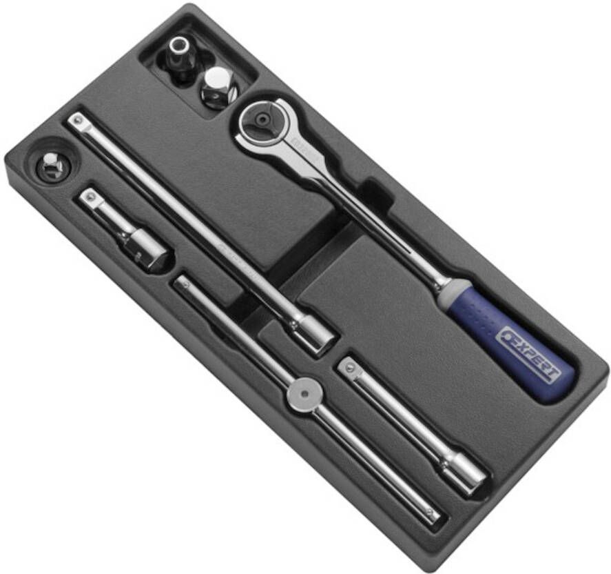 Expert by Facom Module met Hulpstukken | 1 2" Metrische Maten | 8 Stuks E032924