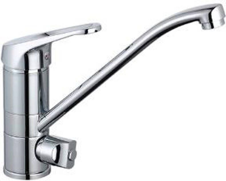 Eyckhaus CANYON mengkraan keuken met stopkraan voor vaatwasser | chroom 70210 - Foto 1