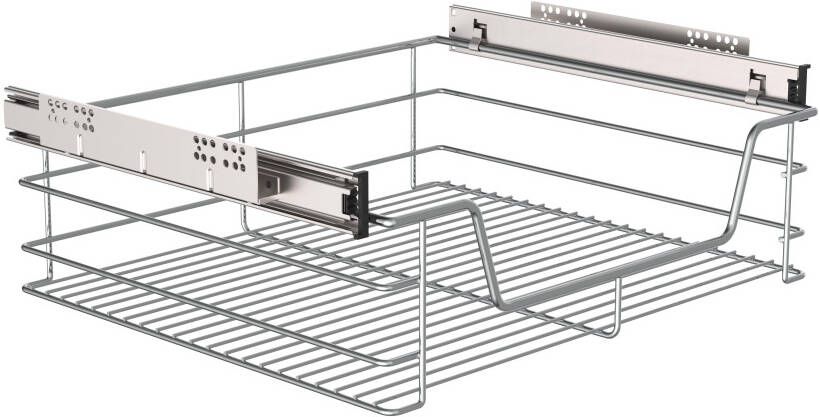 Eyckhaus Telescopische lade voor 60 cm kast 410 x 150 x 450 mm | chroom 4329