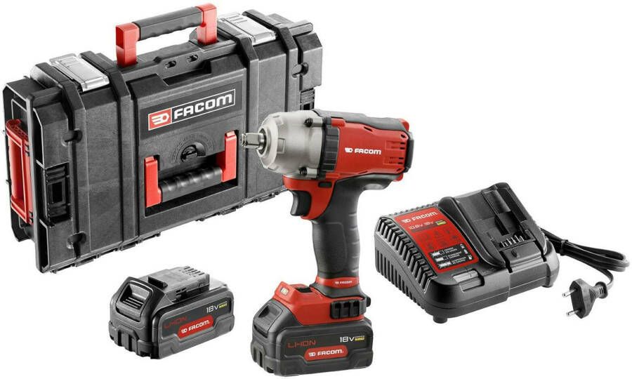 Facom 1 2" Slagmoersleutel | 18V 5Ah | 2 Batterijen FCF894P2-QW