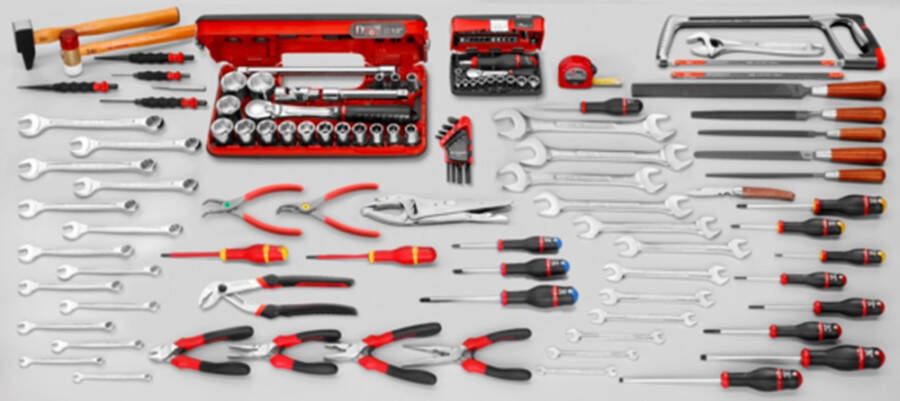 Facom 128-delige set algemene mechanica CM.120A