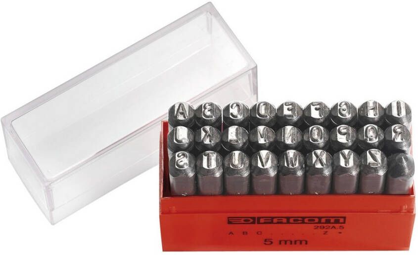 Facom 292a set van 26 slagletters 5mm