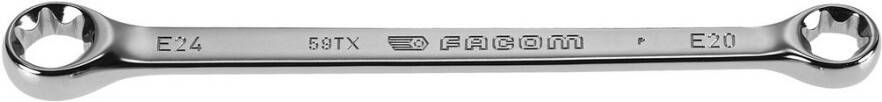 Facom 59tx ringsleutels met torx-ring e20 x e24 59TX.20X24