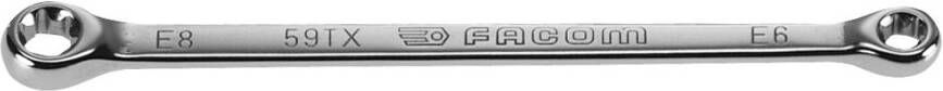 Facom 59tx ringsleutels met torx-ring e6 x e8 59TX.6X8