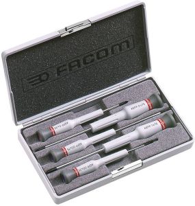 Facom doos met micro-techschroevendraaiers voor phillips schroeven AEFP.J1
