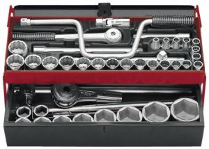 Facom doppensets 1 2" en 3 4" van 8 tot 50 mm