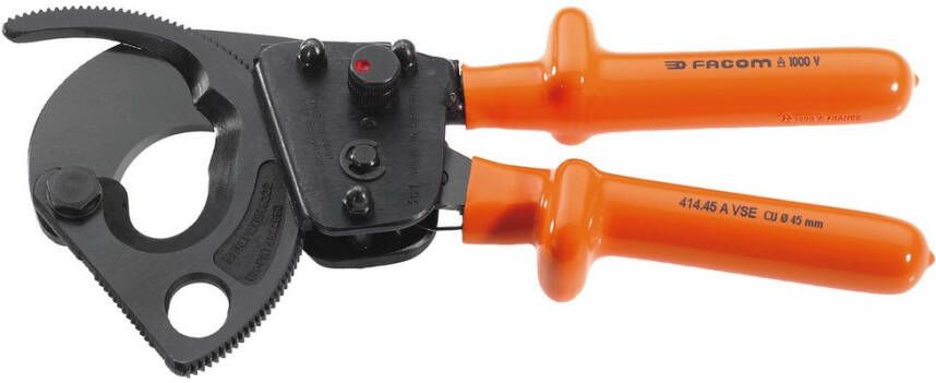 Facom draadkniptang met ratel geisoleerd 52mm 414.52AVSE