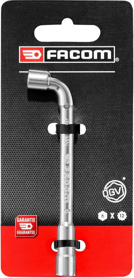 Facom 76 Open Pijpsleutels | Gesmeed | 12-kant x 6-kant | Metrische Maten 6mm 76.6PB