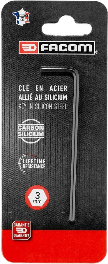 Facom 83H Lange Metrische Inbussleutels | 3 mm 83H.3PB