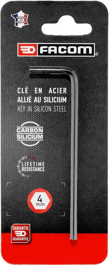 Facom 83H Lange Metrische Inbussleutels | 4 mm 83H.4PB